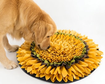 Mata węchowa 3D z grzybami i trawą dla psów, interaktywna mata do karmienia, zabawka do nauki powolnego jedzenia, zabawka do nauki węszenia dla zwierząt