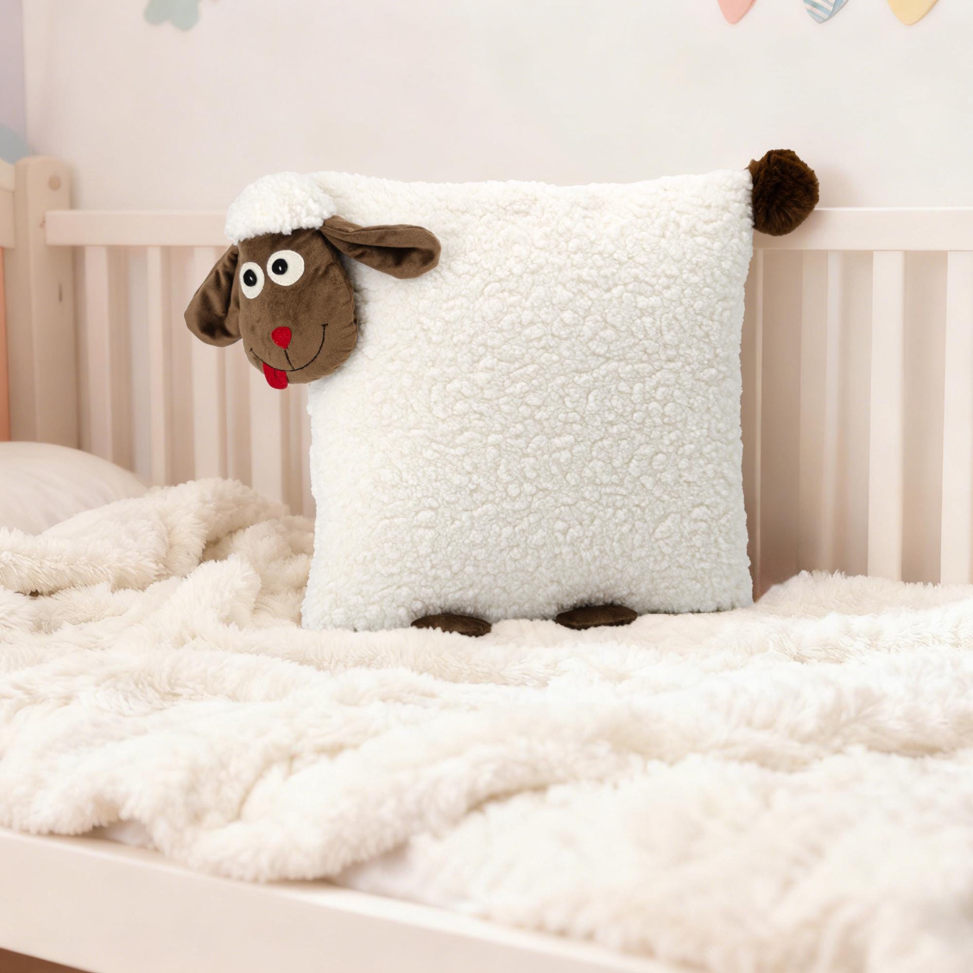 Plush Sheep Pillow - Etsy