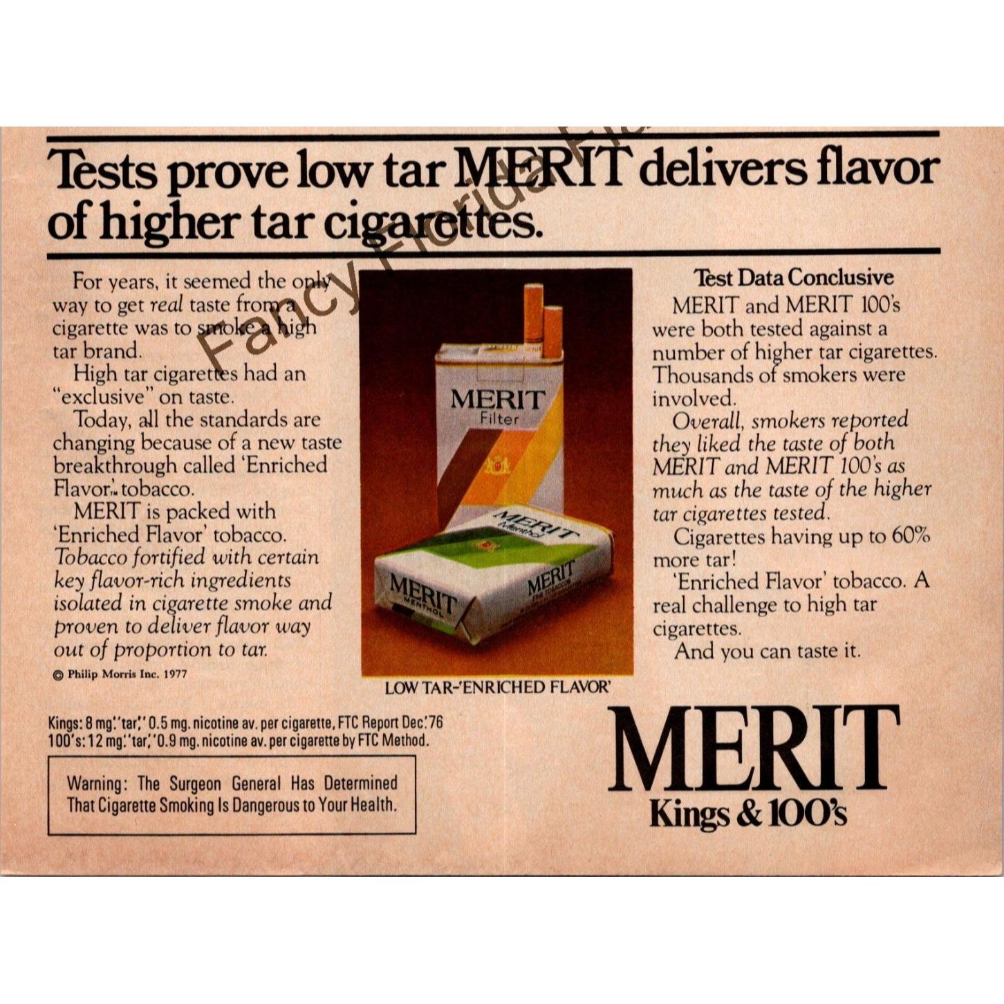 merit cigarettes where to buy 1977 Merit Cigarettes Vintage Print Ad — Low Tar Enriched Flavor, Philip  Morris