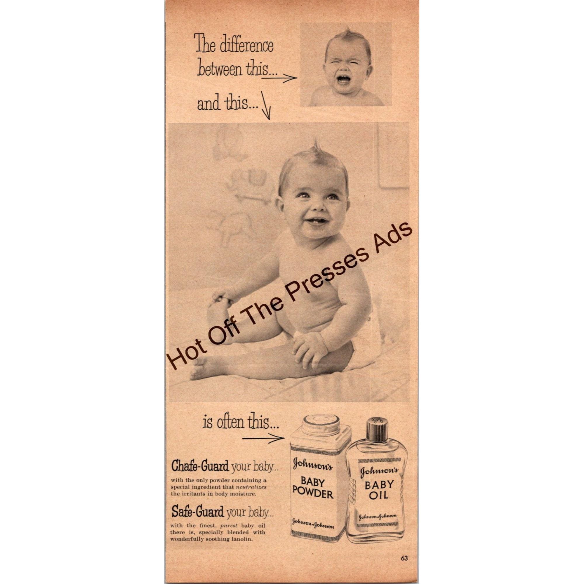 Vintage johnsons baby powder - Etsy 日本