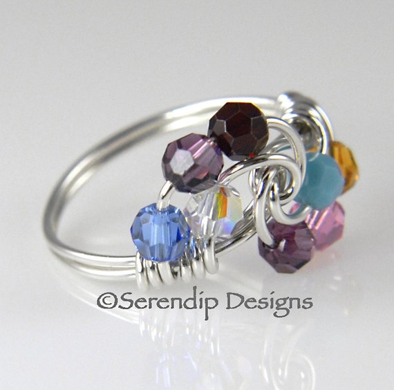 Grandmothers ring 8 stones discount