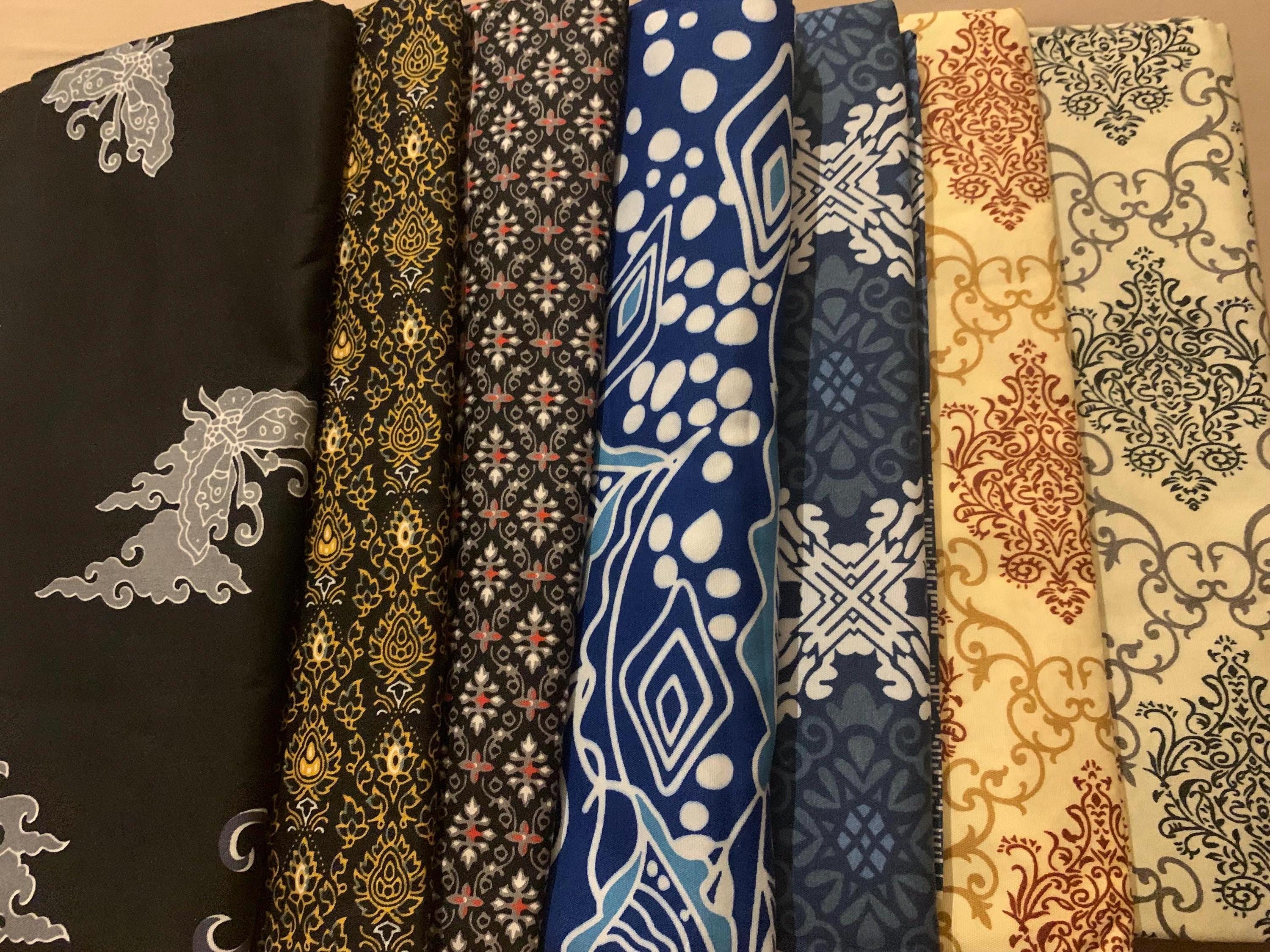 Burmese Fabric - Etsy
