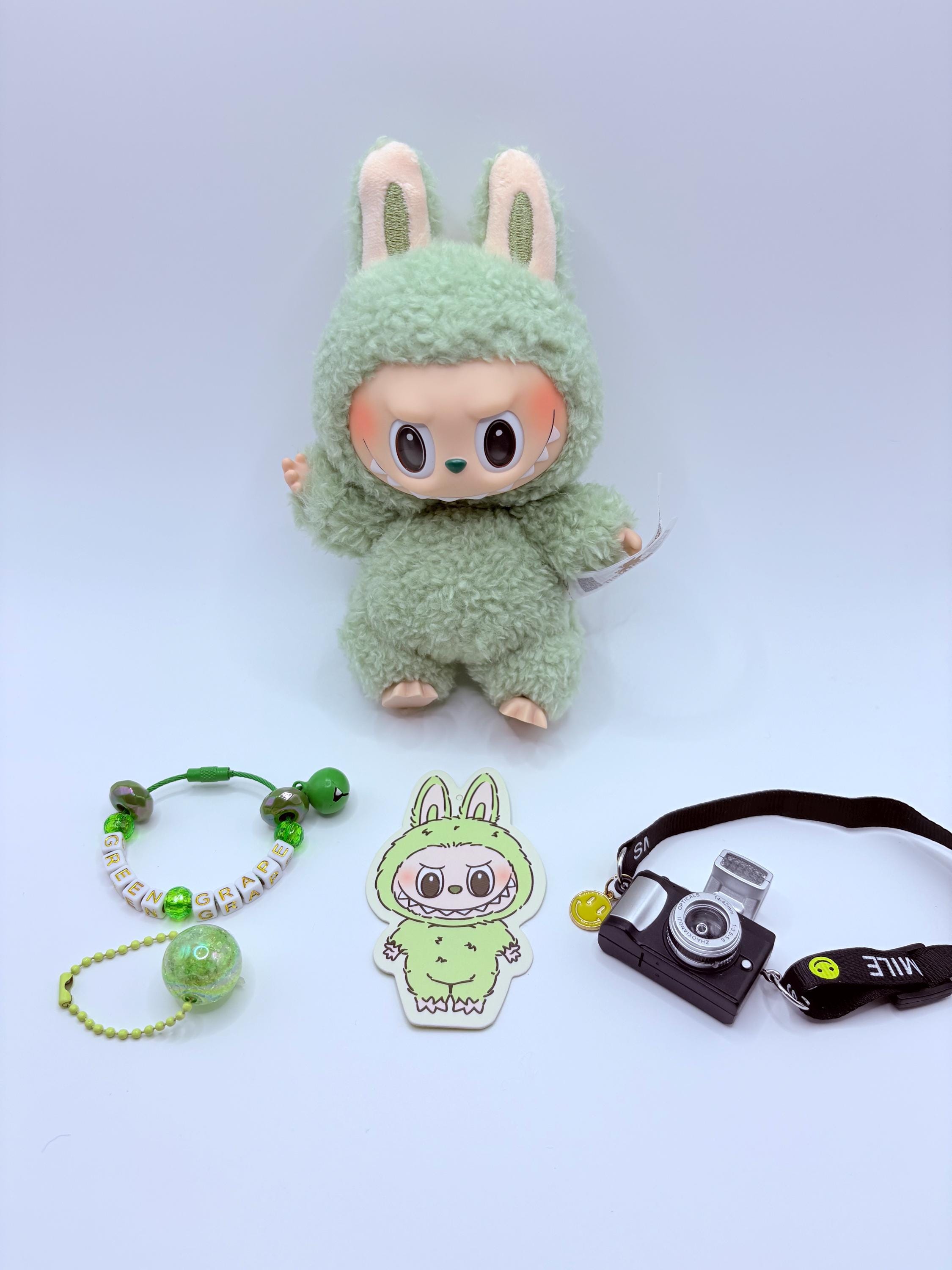 ぬいぐるみ labubu green grape Kasing Lung - Green Grape (Labubu Exciting Macarons, Pop