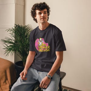 Homer Mouse Unisex organic cotton t-shirt