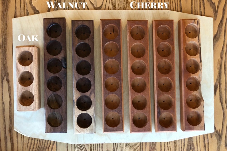 Wood Paint Jar Holder With 6 Jars Waldorf Wetonwet Etsy