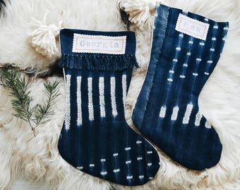 indigo mudcloth stocking vintage african mudcloth stocking boho christmas stocking - Christmas Stockings Etsy indigo mudcloth stocking vintage african mudcloth stocking boho christmas stocking - Christmas Stockings Etsy
