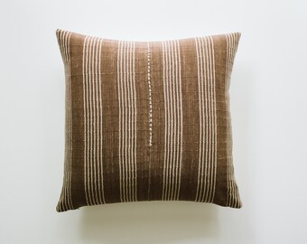 pillows curated vintage by HabitationBoheme Bronze Metallic Decorative Pillow Cover