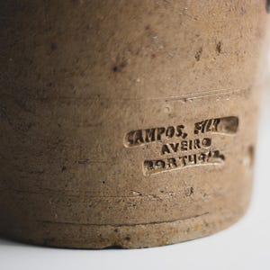 Assorted Antique European Stoneware Bottles: Rustic Farmhouse Pottery from Portugal, Germany + Amsterdam image 12