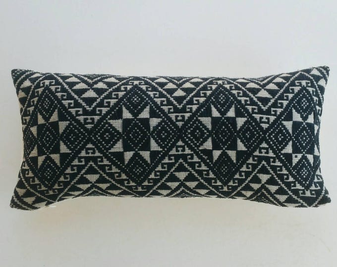 Vietnamese Blanket Throw Pillow Boho Hmong Pillow Cover Etsy