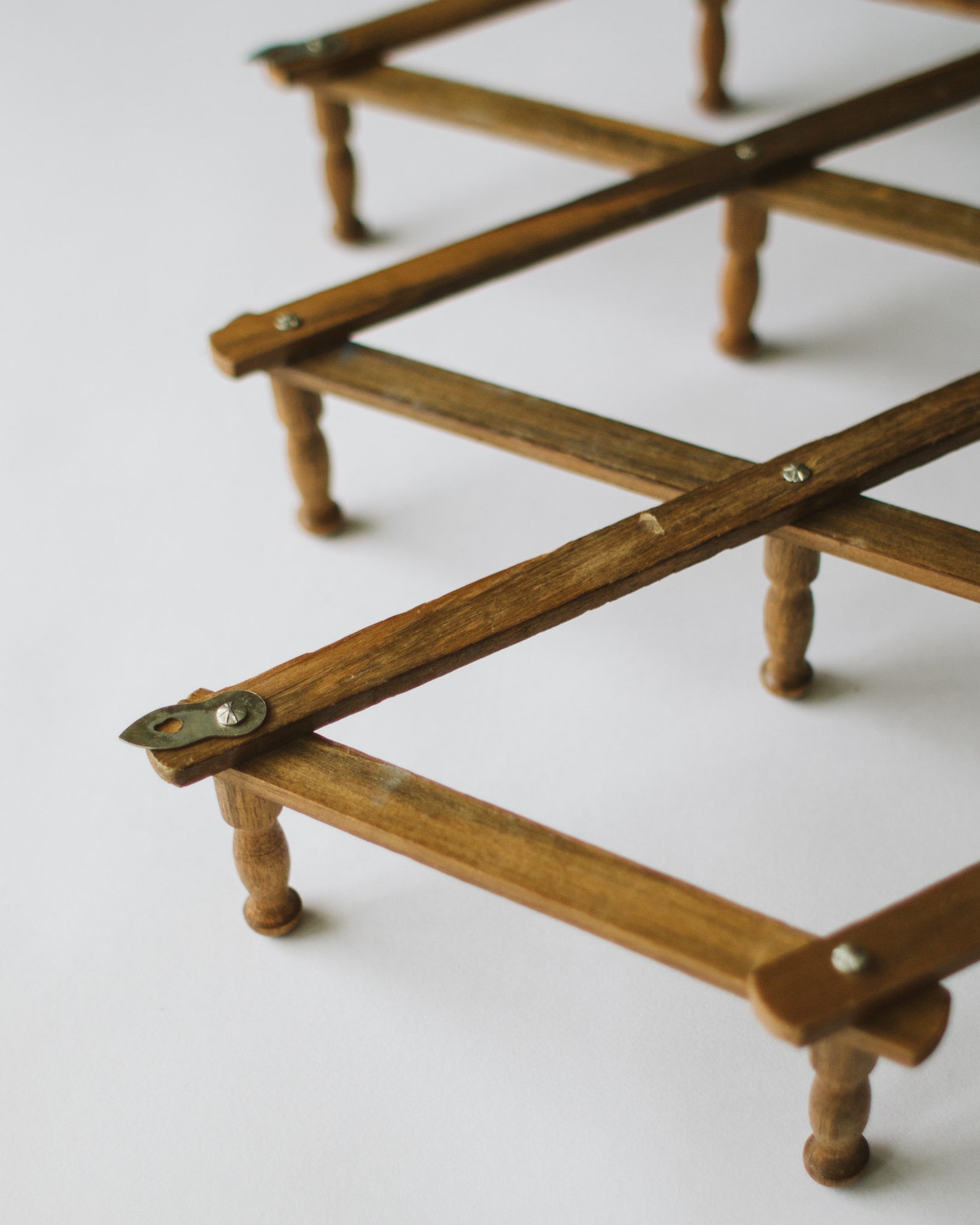 Wooden Accordion Peg Rack Expandable Wood Coat Mug Rack Etsy