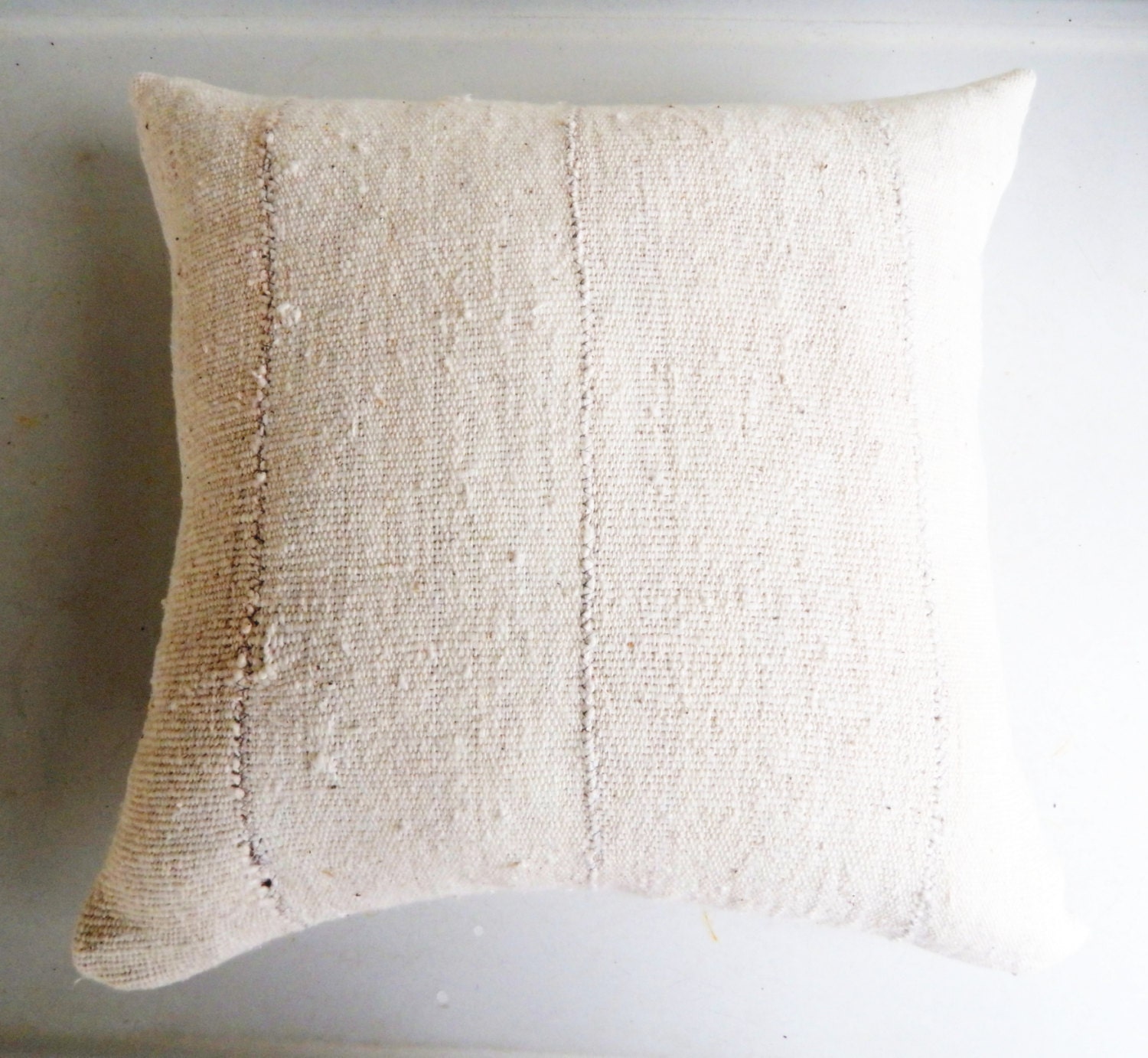 White Mudcloth Pillow Cover Modern Neutral Mud Cloth Pillow Etsy