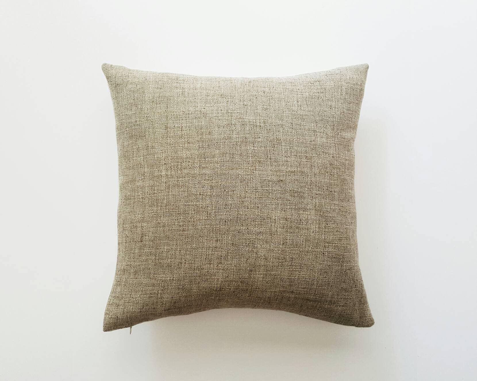 Grove || Couverture d'oreiller en Lin Moucheté de Blé | Oreiller Moderne Biologique Neutre Jet Natur