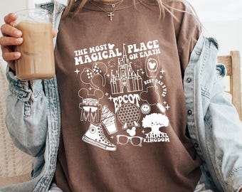 The Most Magical Place On Earth Shirt, Disney World Shirt, Disney Vacation Shirt, Disneyland Shirt, Disney Trip Shirt, Hollywood Studios Tee