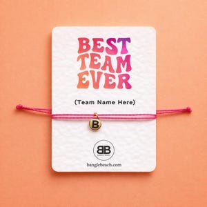 Armbandjes voor Teambuilding, collega's, werkvriendin, teamuitje personeelsfeest, personeelsvereniging bedrijfsuitje bedrijfsnaam teamnaam