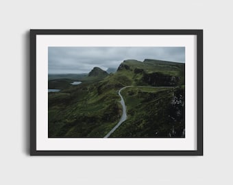 Szkocja, Wyspa Skye, Wydruk fotograficzny krajobrazu, Sztuka ścienna Highland