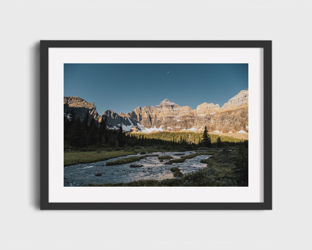 Banff Landscape Print, Paradise Valley, Canadian Rockies Wall Art - Etsy