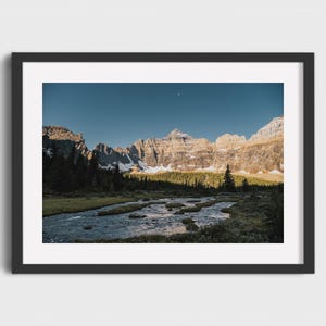 Canada Print, Banff Landscape Photography, Landscape Wall Art, Canada Wall Art, Canada Art, Wall Art, Travel Poster, Banff Art, Banff Print