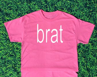 Heavyweight Cotton “Brat” Tee Shirt