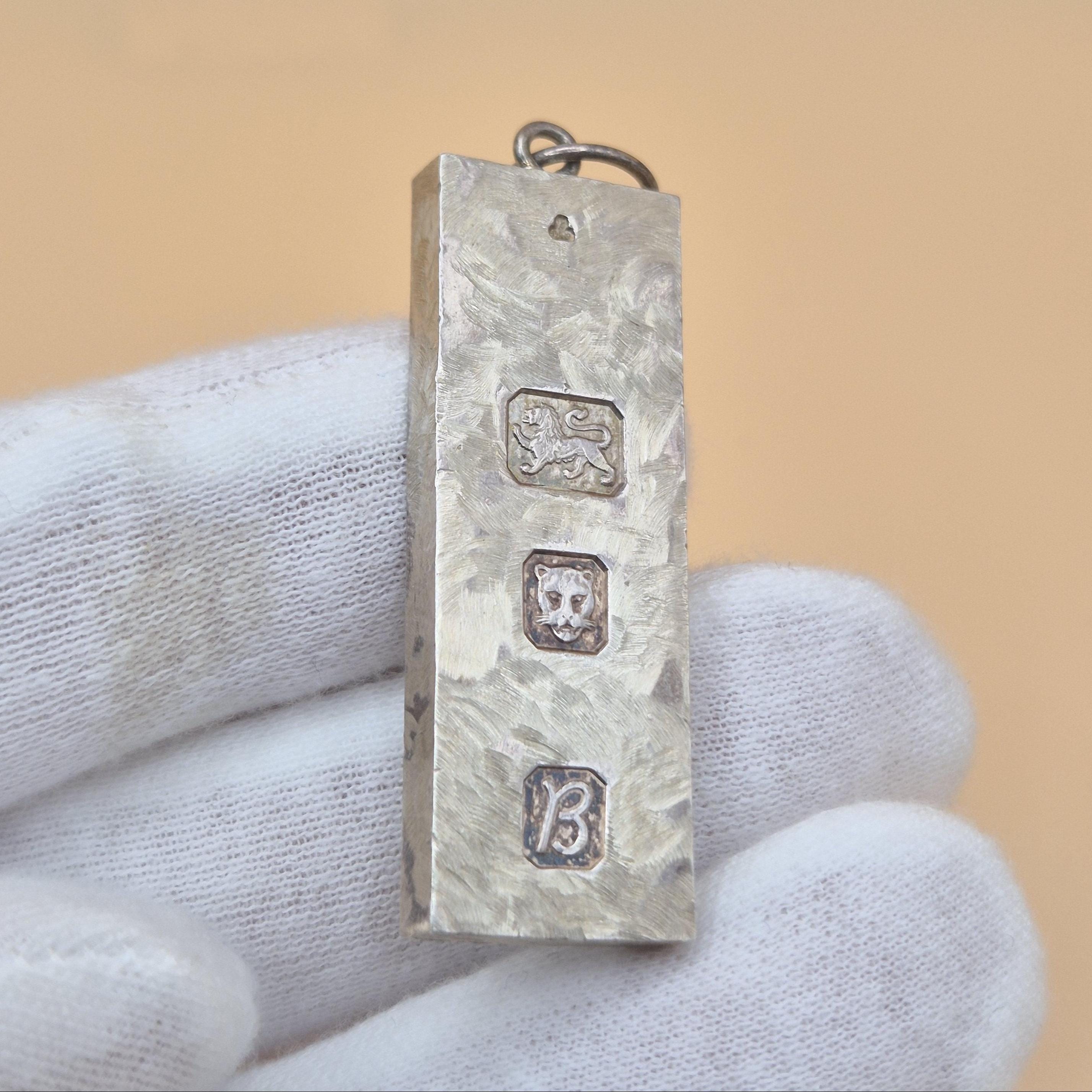 Vintage Ingot Pendant - Etsy UK