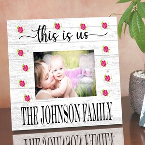 This Is Us Photo Frame Alternative with Printed Picture - UPLOAD Your Family Photo - Custom