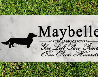 dachshund headstone