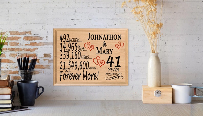 41st Anniversary Present