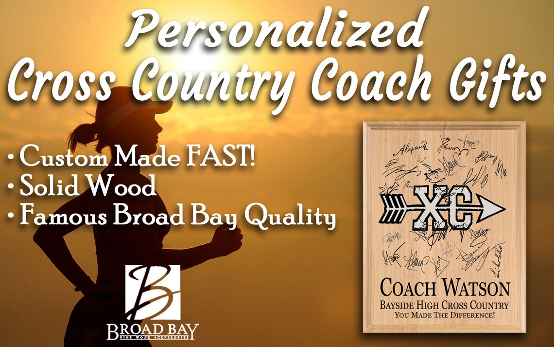 Cross Country Coach Gift Personalized Signable Coach's - Etsy