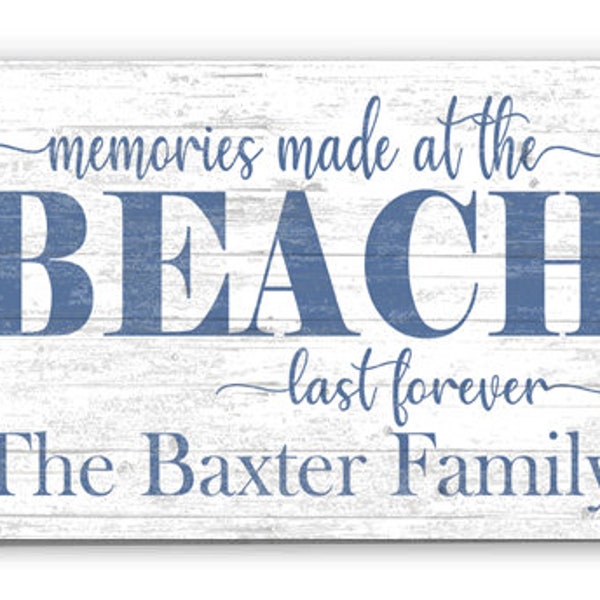 Customized Beach House Sign Personalized Coastal Nautical Decor Wedding Gift or Couples Gift Idea ***FREE SHIPPING 2nd Day Air!**