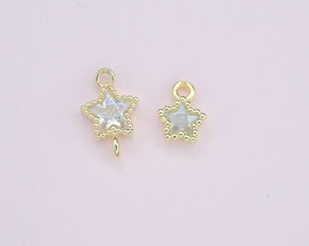 Zircon Star Pendant: DIY Necklace Bracelet Ornament