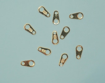 18K Gold Plated Mini Bracelet Necklace Connector DIY Jewelry Making Accessories