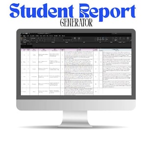 Generador de comentarios para la boleta de calificaciones docentes 2025, herramienta primaria o secundaria, hoja de cálculo de Excel, descarga instantánea de plantillas, asistente personalizable editable