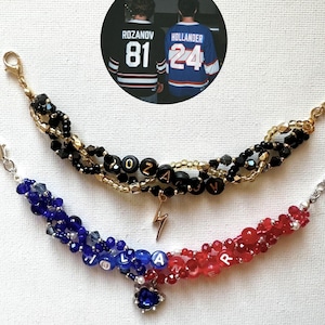 Pulseras inspiradas en el programa "Heated Rivalry"