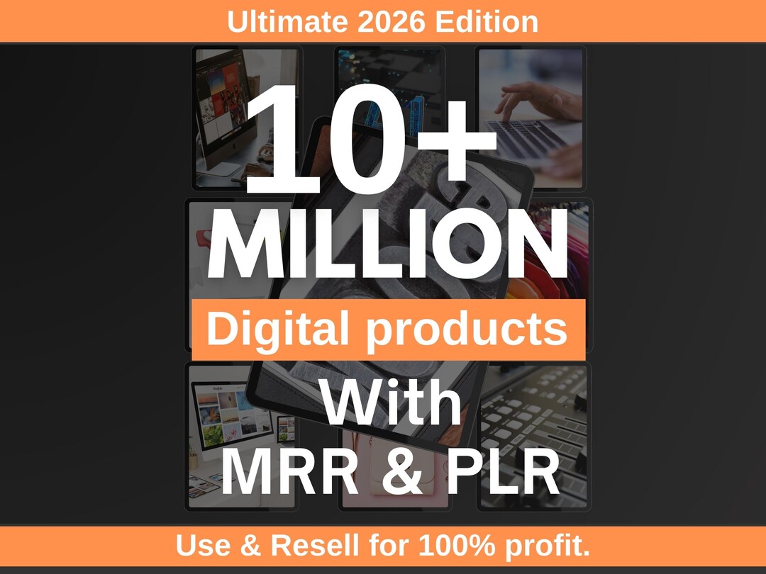 10 Million+ PLR & MRR Digital Products Bundle | Master Resell Rights ...