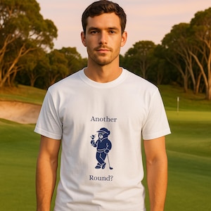 Koszulka do golfa i picia: unisex bawełniana