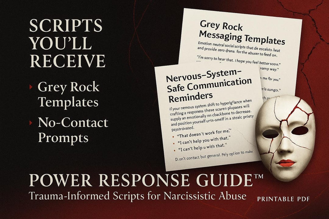 Power Life Script Examples Power Response Guide™ | Scripts for Narcissistic Abuse Recovery + Grey ...
