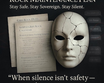 No-Contact + Grey Rock Maintenance Plan™ - Your Nervous System Is the Priority Now