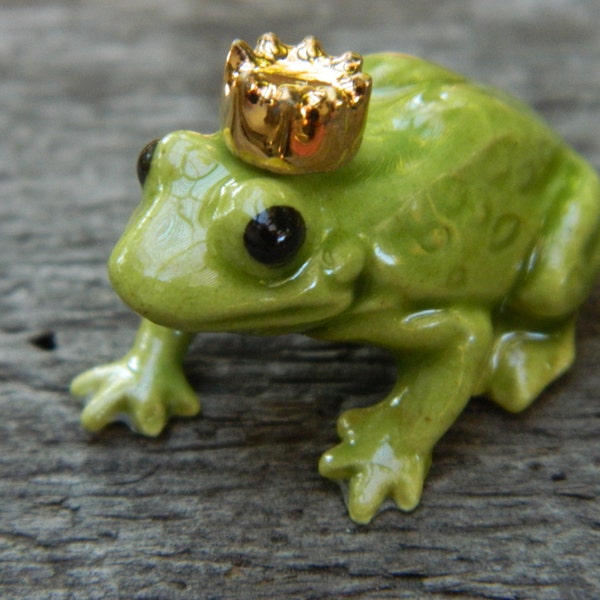 Fairy Garden Frog Miniature fairy Frog Ceramic frog Frog Figurine Toad Fairy Pet Fairy garden Supplies