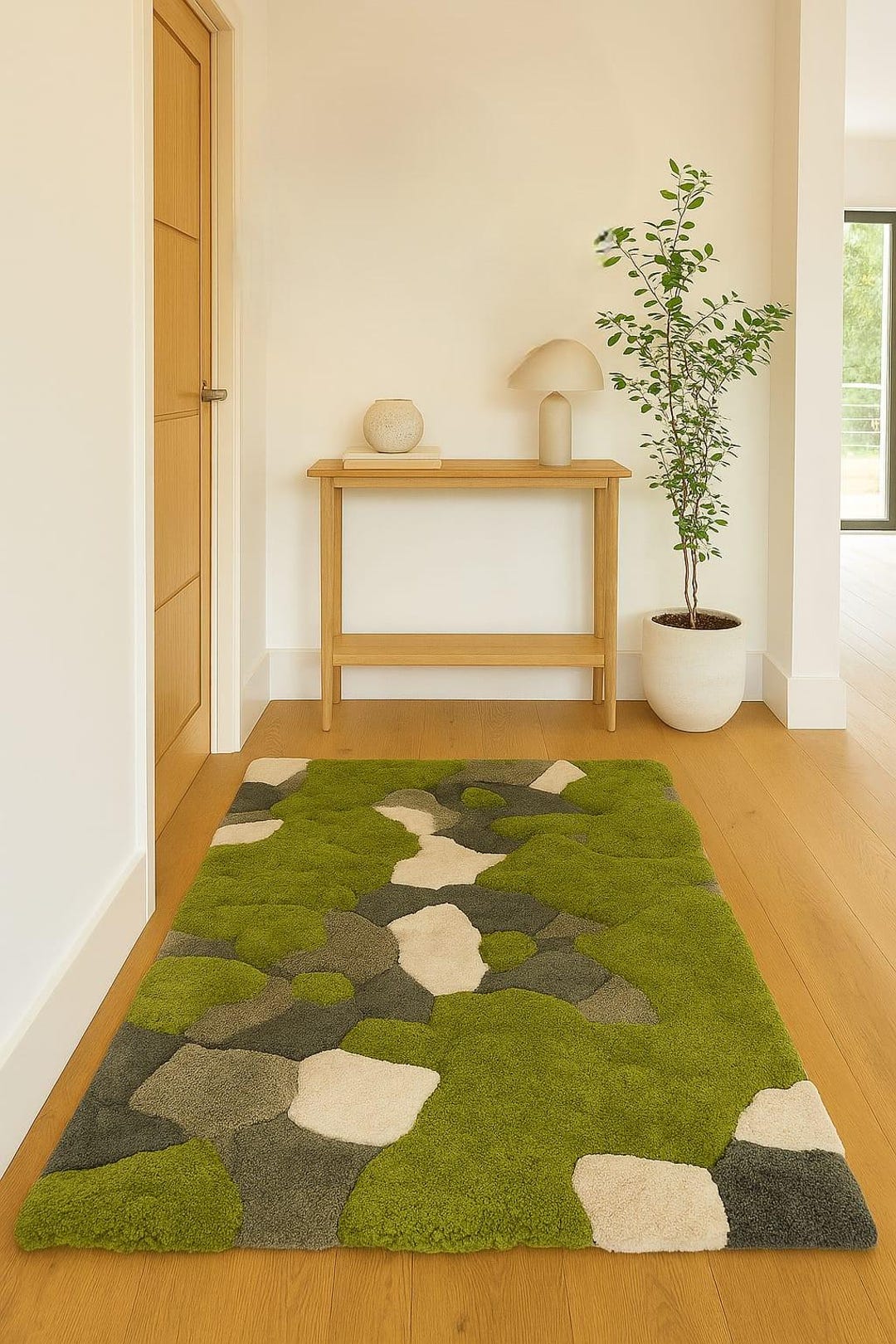Stone Cold Rug Contemporary Stone Pattern Tufted Wool Rug - Etsy