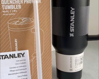 Stanley Quencher ProTour Tumbler 40 oz Black - Authentic New Series Flip Straw Mug
