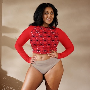 Recycled Long - Sleeve Crop Top