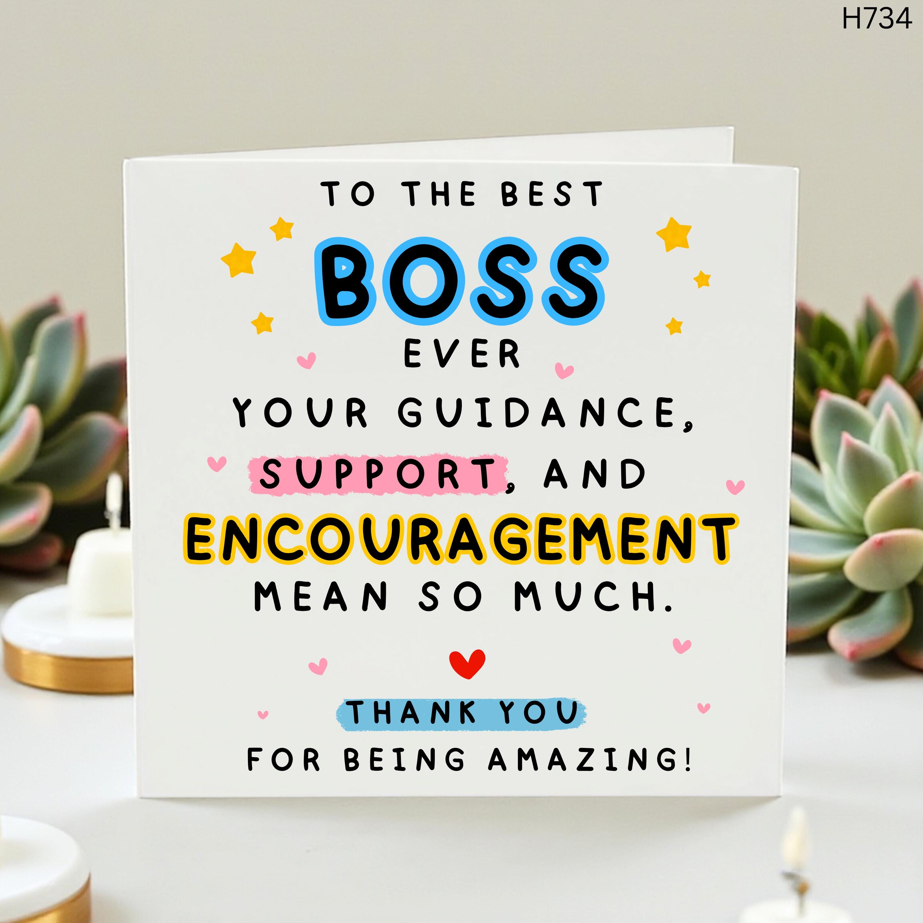 Boss Thank You Card Funny, Finding an Amazing Boss Card, Manager