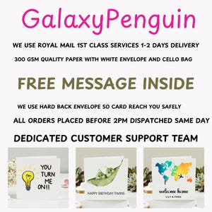 Funny Royal Guard Birthday Card – British Humor Greeting Card-Funny Birthday Card,Elegant Birthday Card, Handwritten Font, Personalised Card image 2