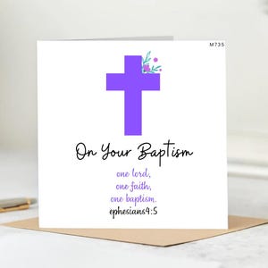 Blessings on Your Baptism Day Card-personalised Baptism card, personalised christening card-BlessingsOnBaptism,Baptism Card, custom baptism
