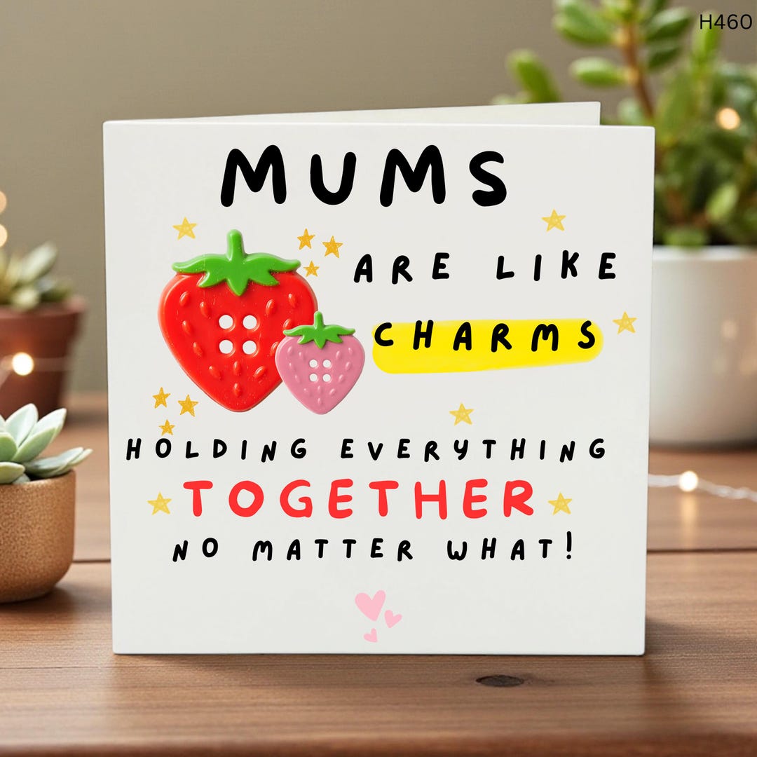Funny Birthday Card for Mum, Cute Mom Greeting, Personalized Mum ...