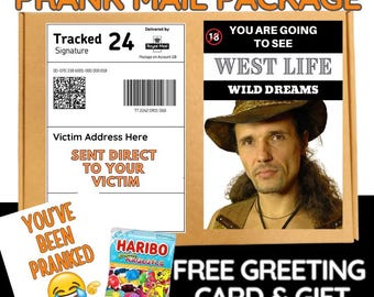 Prank Gift Box: Funny Gag Present with Card & Candy