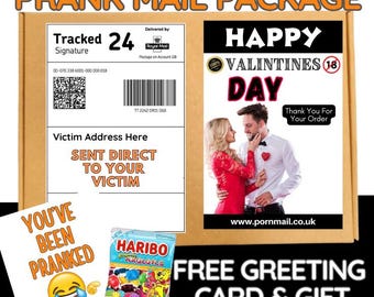 Lustiges Jubiläums Prank Post Paket: Geschenk für Freunde