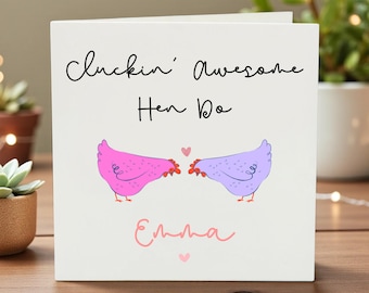 Tarjeta de despedida de soltera - Tarjeta personalizada de feliz despedida de soltera, tarjeta para despedida de soltera, grupo de amigas de la novia, grupo del "sí, quiero", despedida de soltera de la novia, recuerdo
