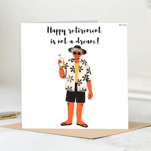 Cheers to Retirement-Happy retirement is not a dream! – Personalized Retirement Card,Happy Retirement Card,Best of Luck on your Retirement