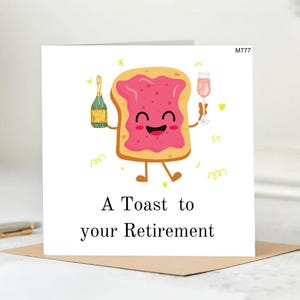 A Cheerful Toast to Retirement Bliss – Personalized Retirement Card,Happy Retirement Card,Best of Luck on your Retirement