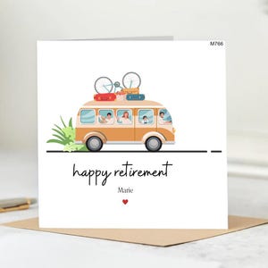 Happy Retirement Marie -Peaceful Moments – Personalized Retirement Adventures Card,Happy Retirement Card,Best of Luck on your Retirement